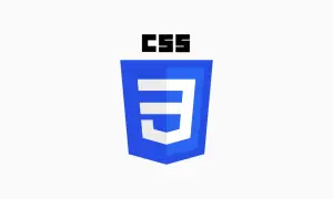 Niebieska tarcza z białym symbolem "3" i czarnym napisem "CSS" nad nią. Czy CSS to język programowania?