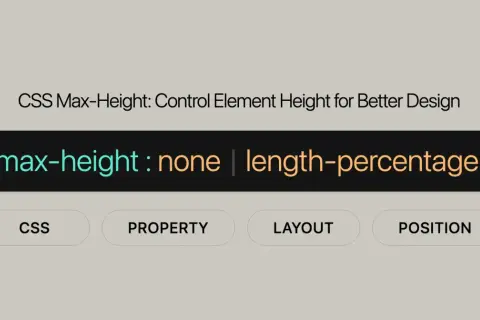 CSS max-height: co to znaczy? Kontroluje wysokość elementów, pozwalając na ustawienie jej na "none" lub wartości liczbowe/procentowe.