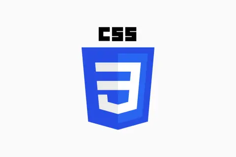 Niebieska tarcza z białym symbolem "3" i czarnym napisem "CSS" nad nią. Czy CSS to język programowania?