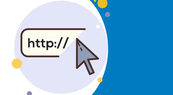 Kursor myszy wskazuje pole tekstowe z "http://", ilustrując, jak utworzyć link do pliku.