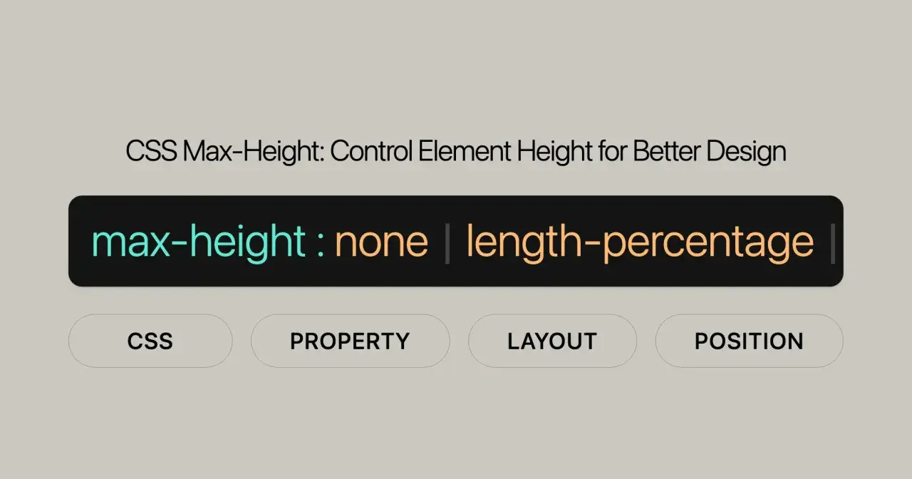 CSS max-height: co to znaczy? Kontroluje wysokość elementów, pozwalając na ustawienie jej na "none" lub wartości liczbowe/procentowe.