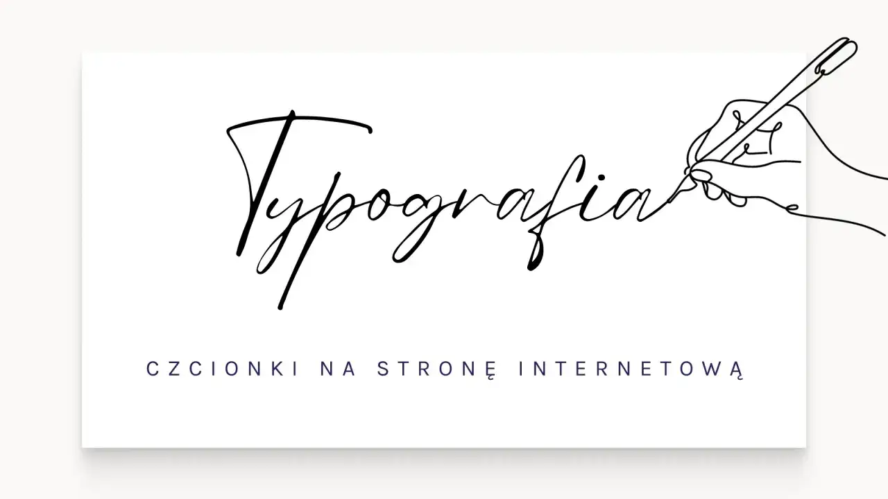 Ręka pisze piórem słowo